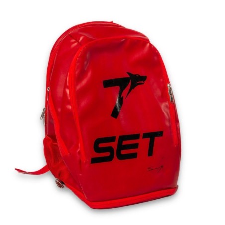 MOCHILA SET PIEL ROJA SANYO